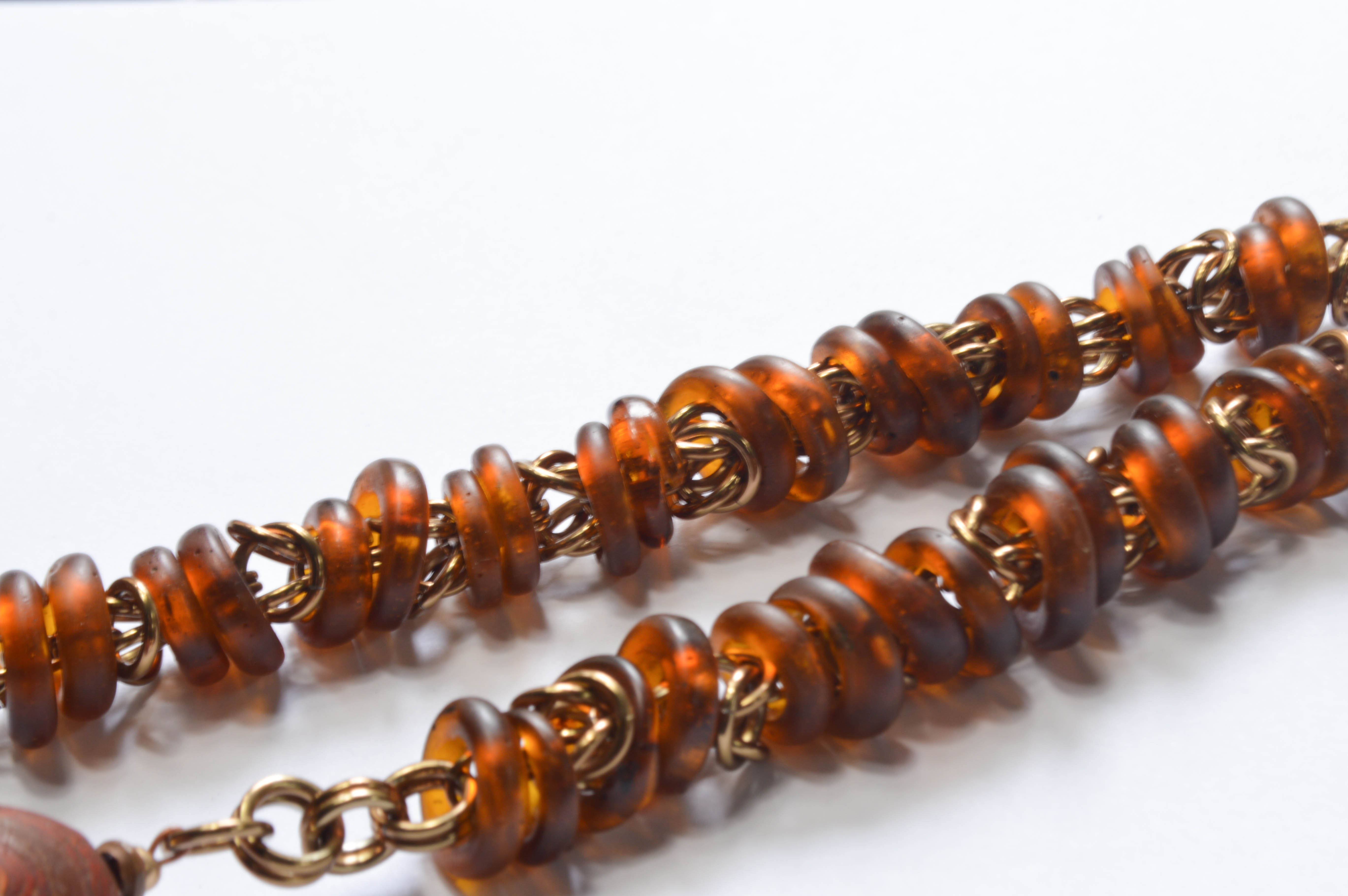 Glass Beads Orbiting Byzantine Weave